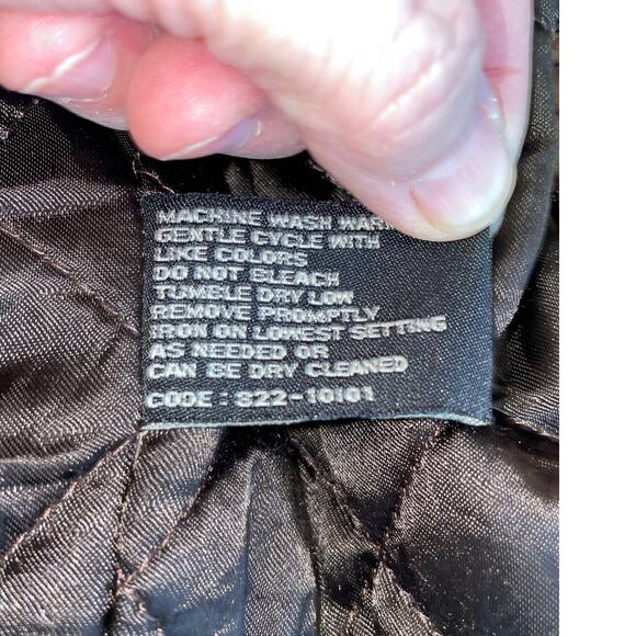 Weatherproof Bomber Jacket - Faux Suede Quilt Lined w/ Hood - Men's Size‎ XL - Picture 10 of 11